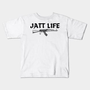 Jatt Life punjabi design Kids T-Shirt